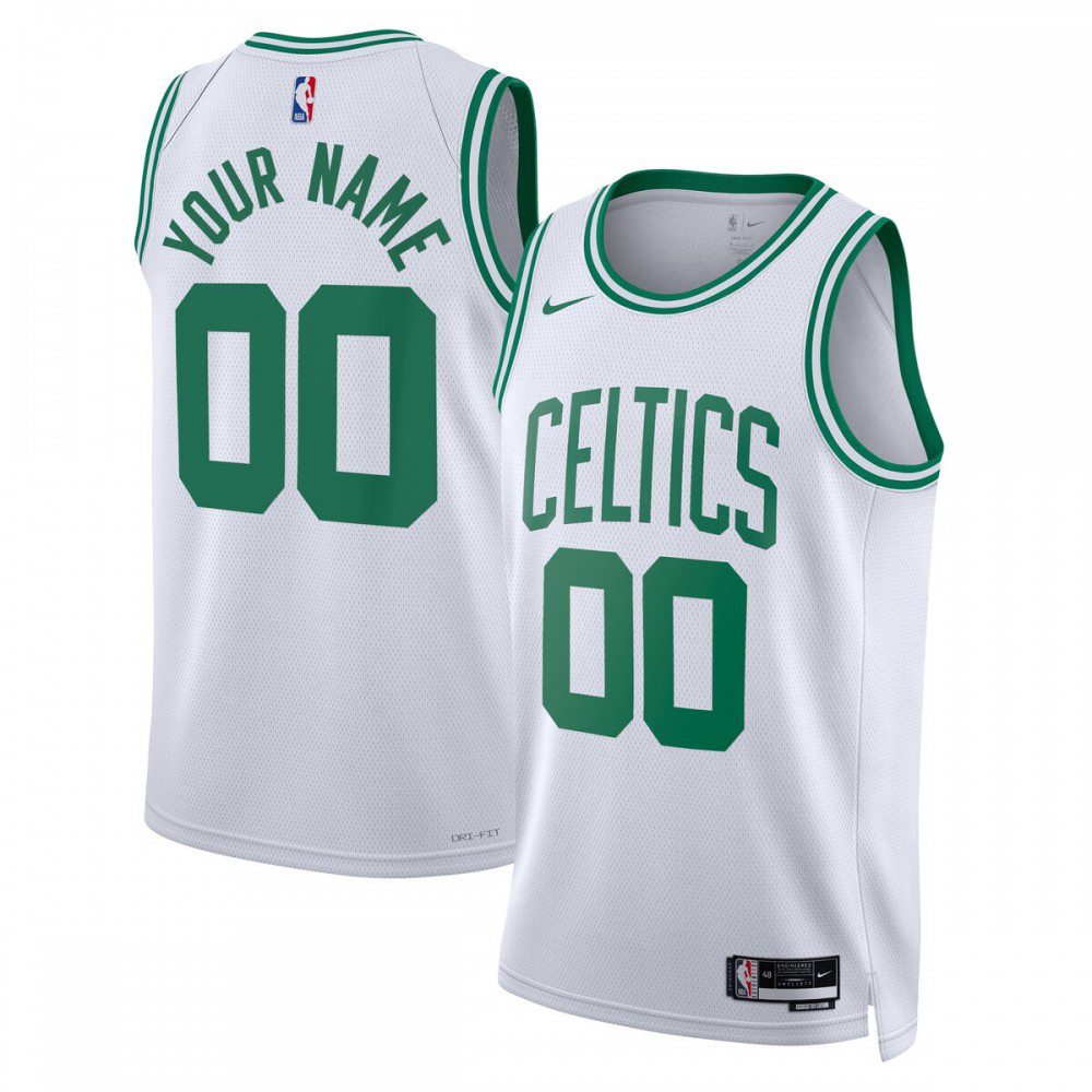 Boston Celtics Unisex 2022/23 Swingman Custom Jersey White - Association Edition-Pro Kit Vault | Brand New 26/27 Sports Jerseys